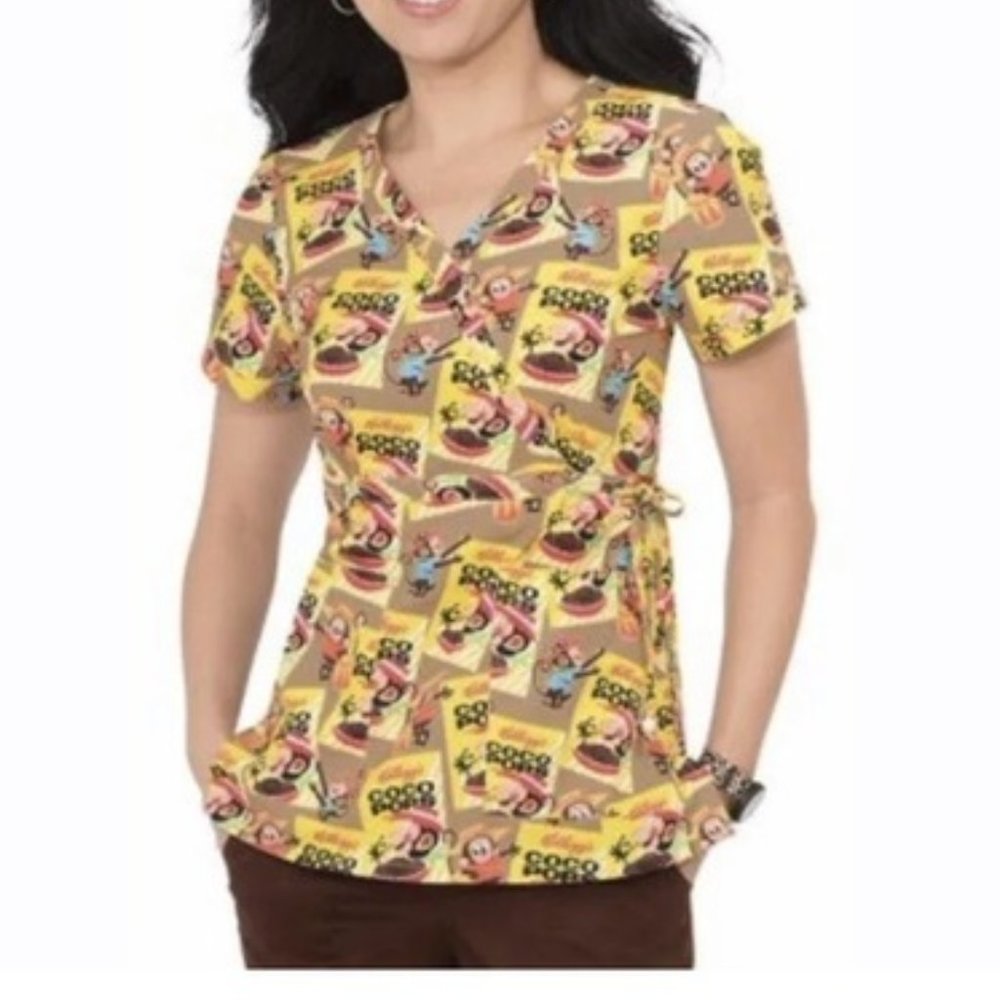 Koi Kelloggs Coco Pop Small Scrub Uniform NWT Kathryn Size Small